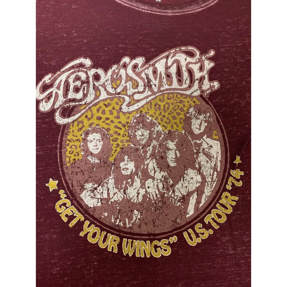 Aerosmith "Get Your Wings" 1974 Band TShirt, 3x